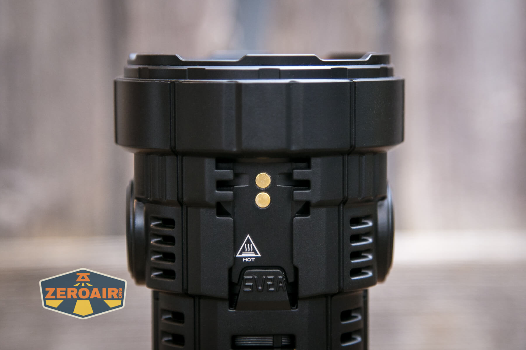 Imalent MS08 flashlight misaligned logo