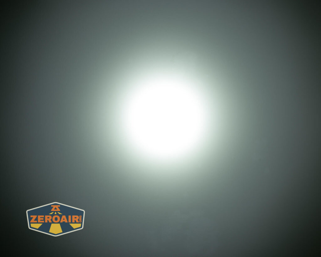 beamshots on ceiling