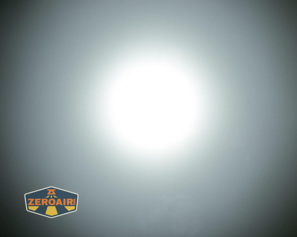 beamshots on ceiling