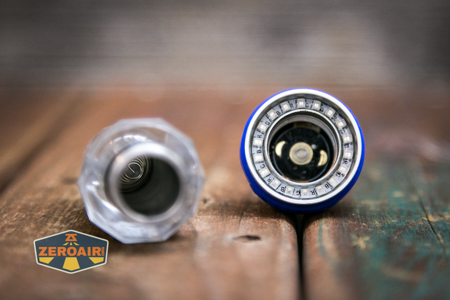Brinyte A01 Apollo Flashlight spring inside