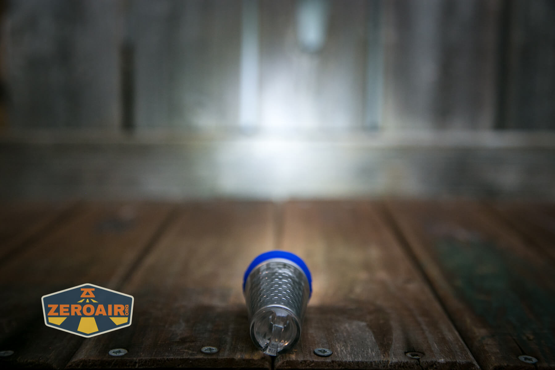 Brinyte A01 Apollo Flashlight white emitter on