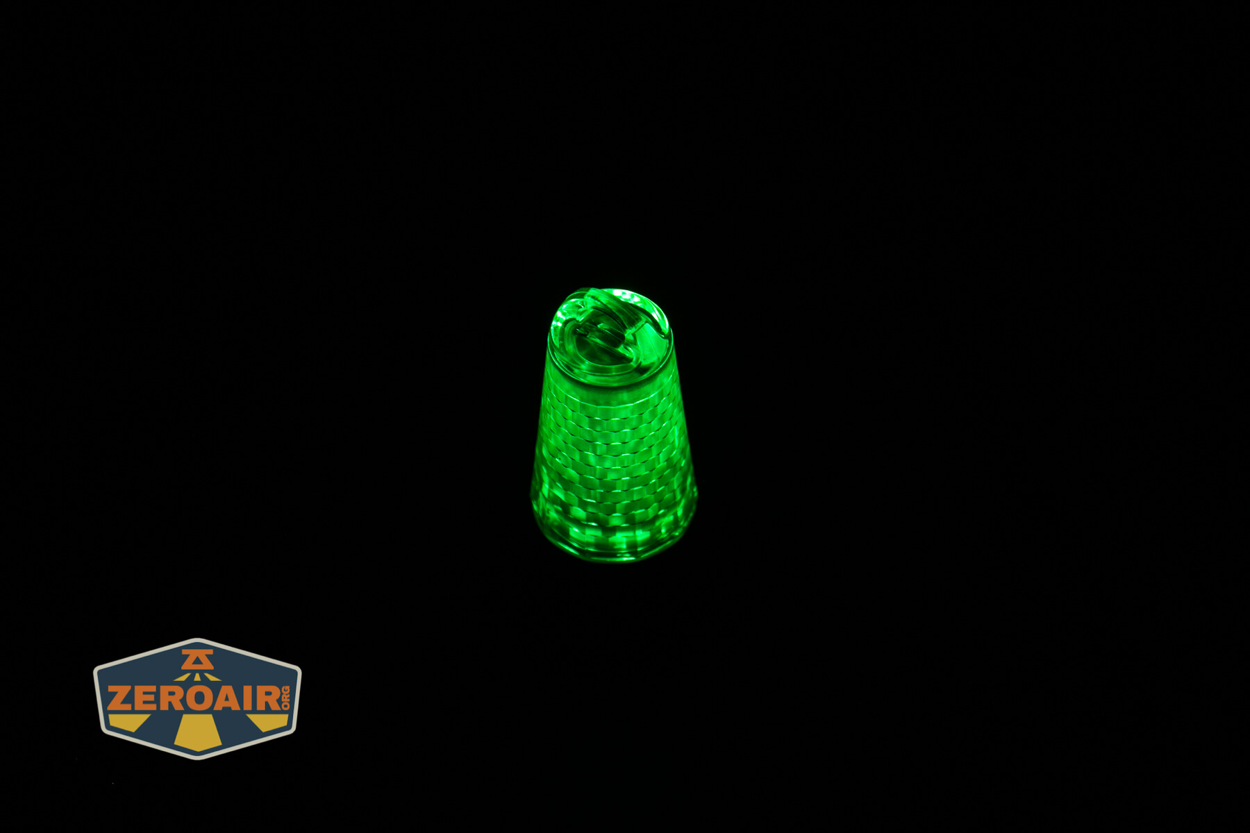 Brinyte A01 Apollo Flashlight color emitter on