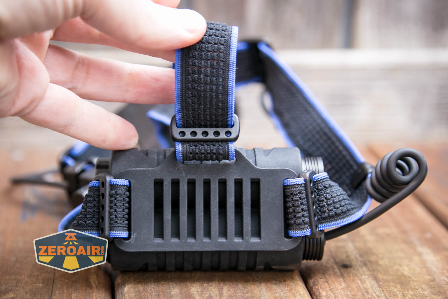 Brinyte HL28 Artemis headlamp headband detail