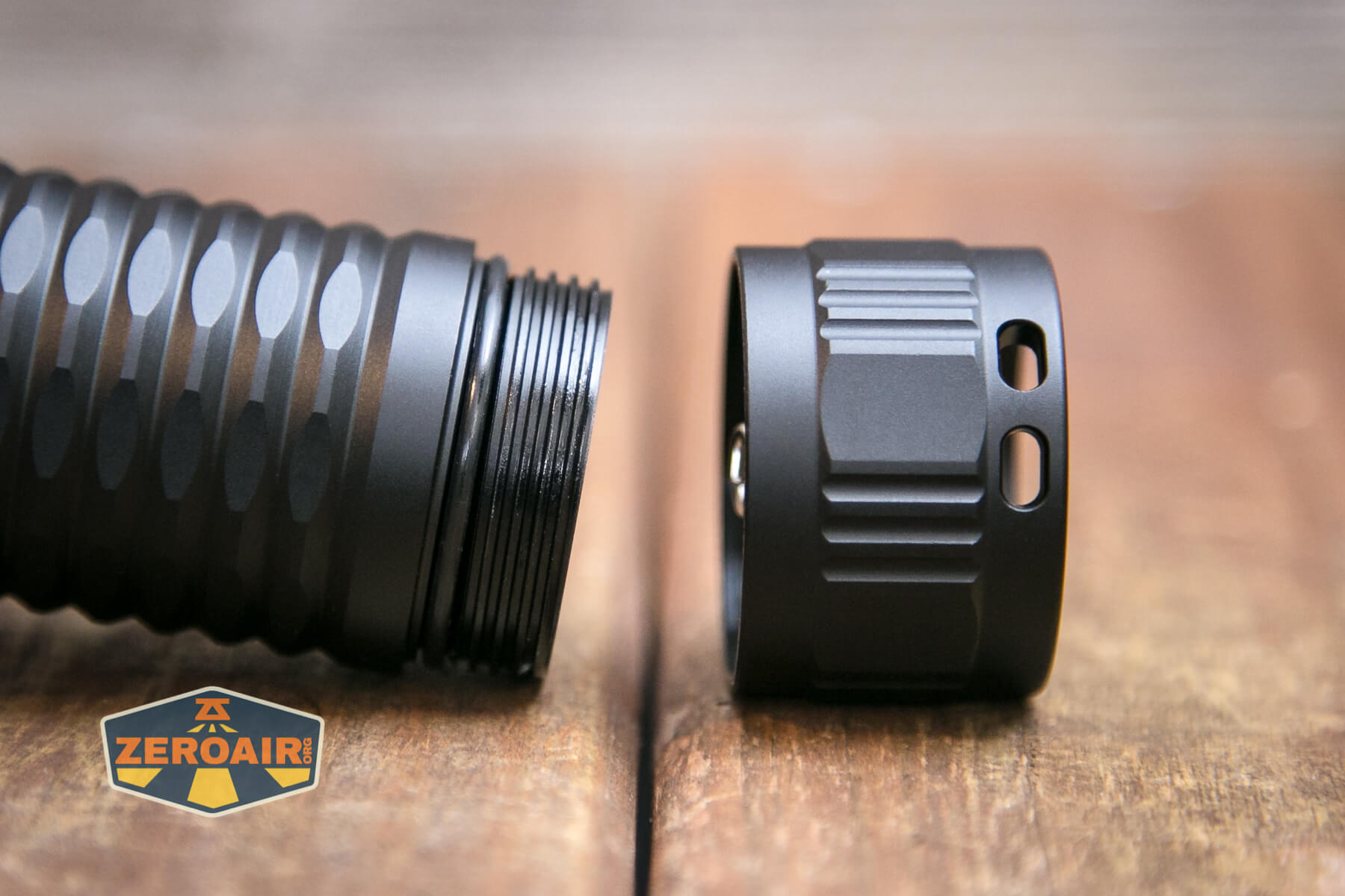 Convoy L8 flashlight tailcap