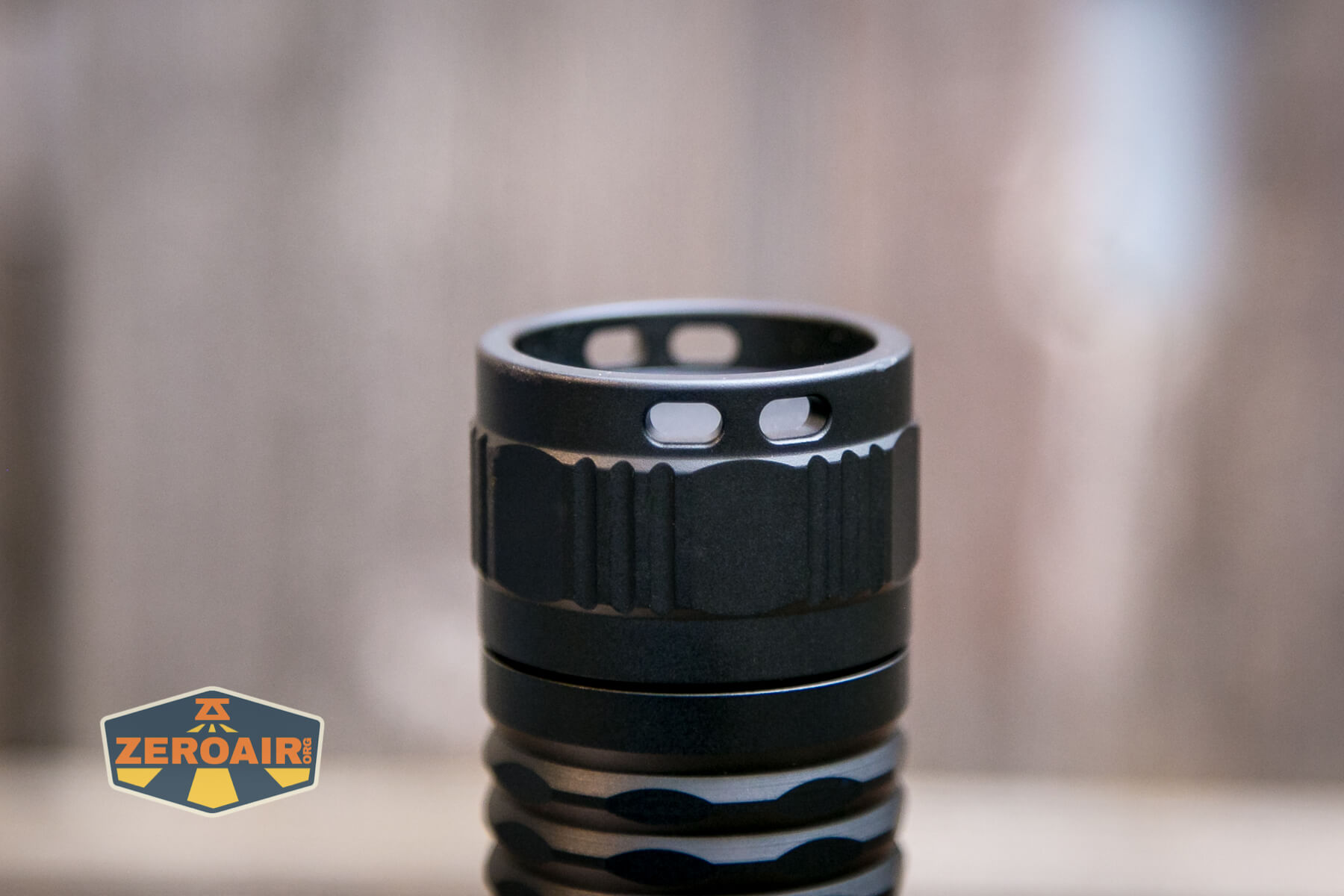 Convoy L8 flashlight lanyard holes