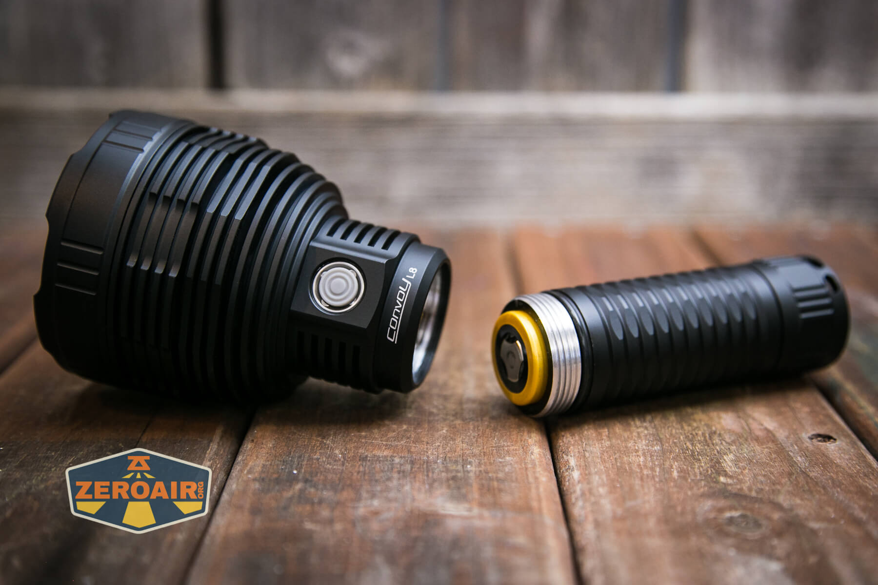 Convoy L8 flashlight included 26800 cell installed