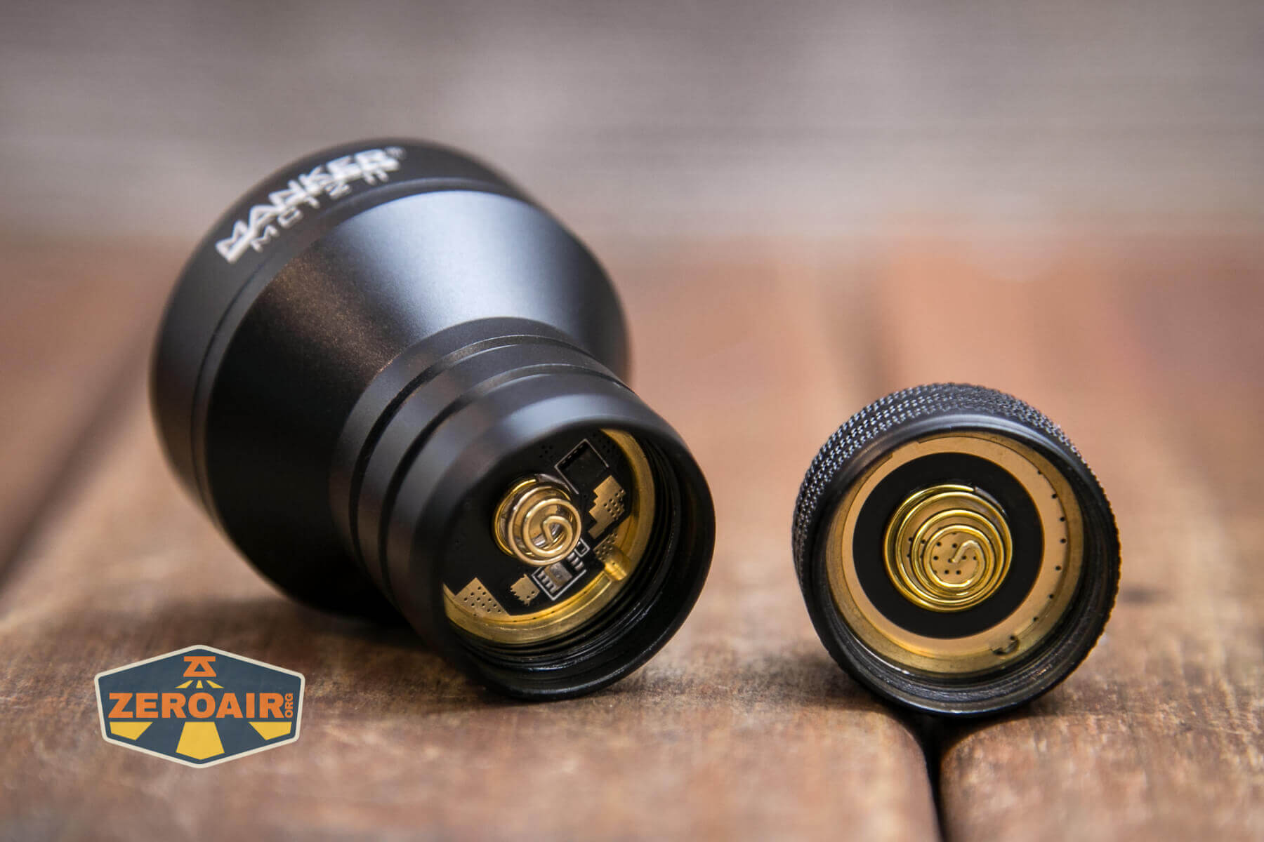 Manker MC12 II Tactical Flashlight dual springs