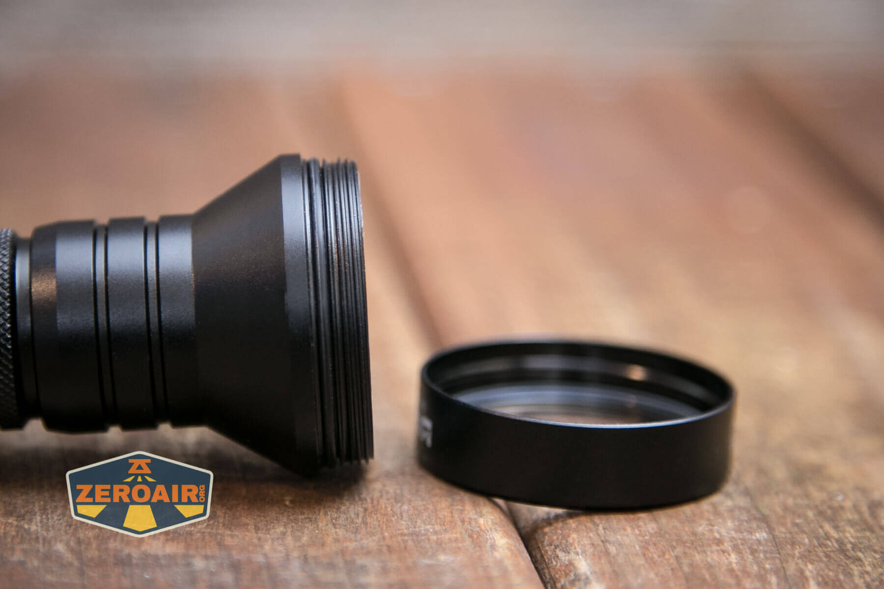 Manker MC12 II Tactical Flashlight bezel removal