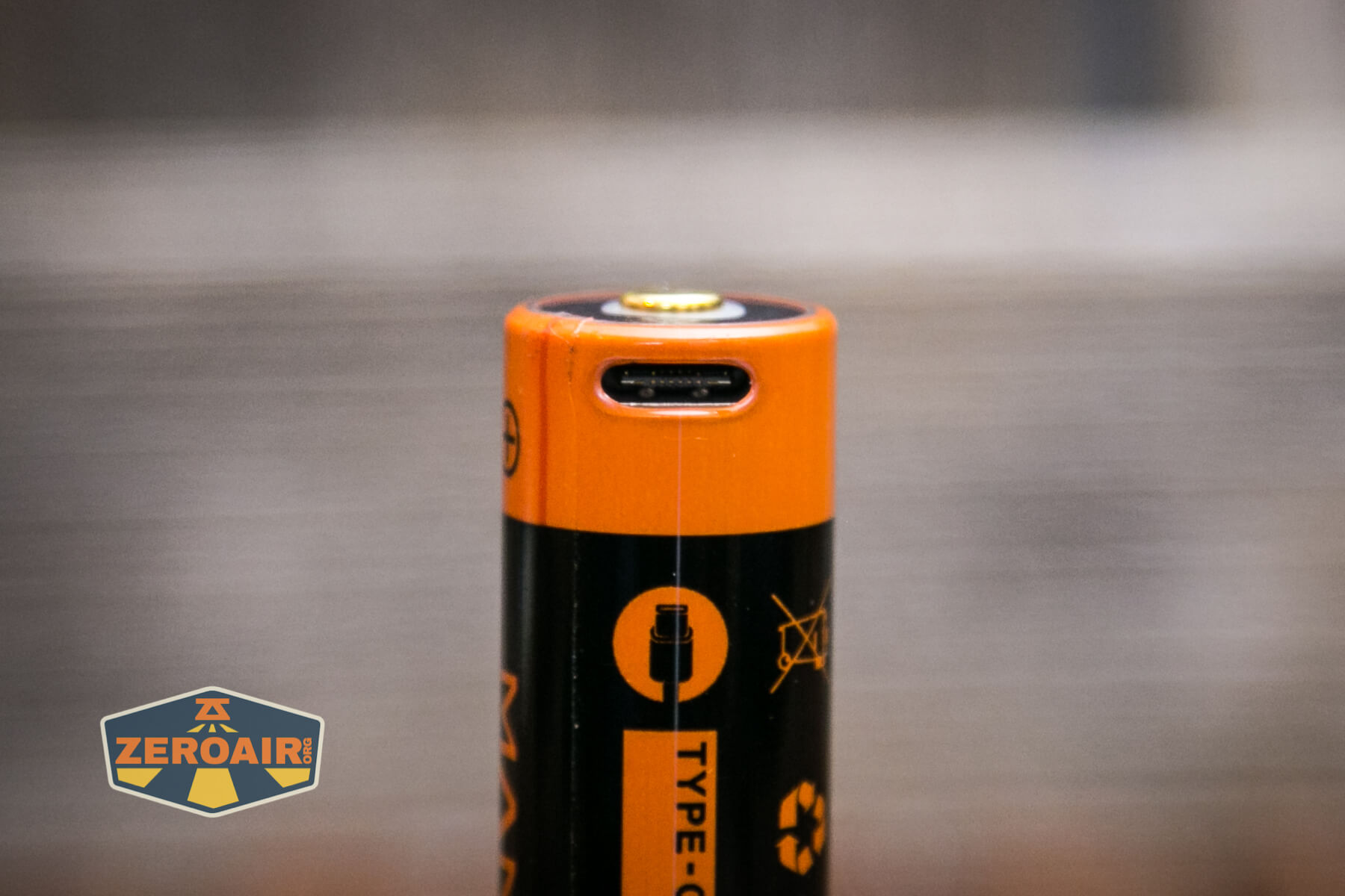 Manker MC12 II Tactical Flashlight charging port