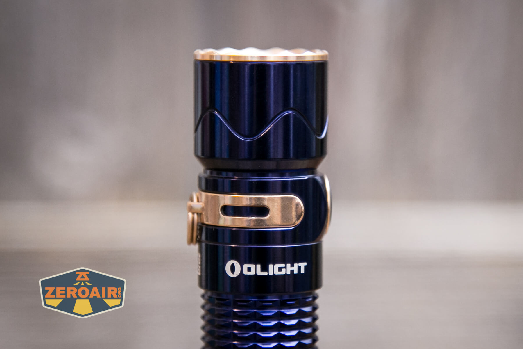 Olight Warrior Mini 2 Regal Blue head design