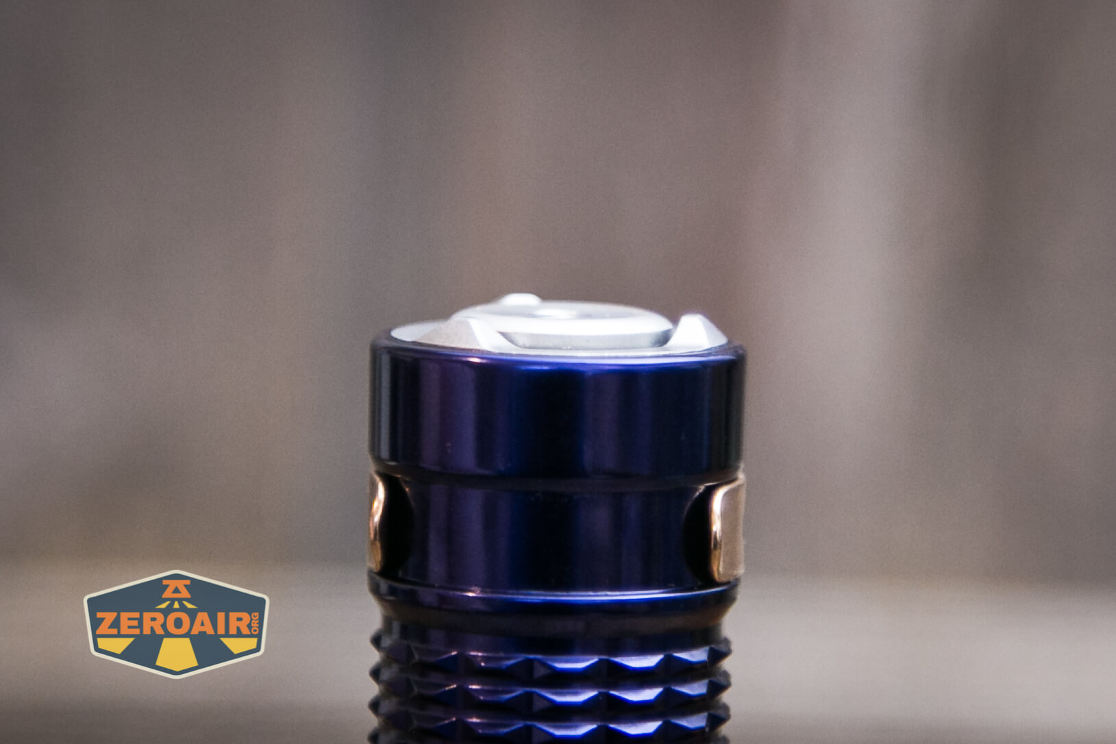 Olight Warrior Mini 2 Regal Blue split ring tail end
