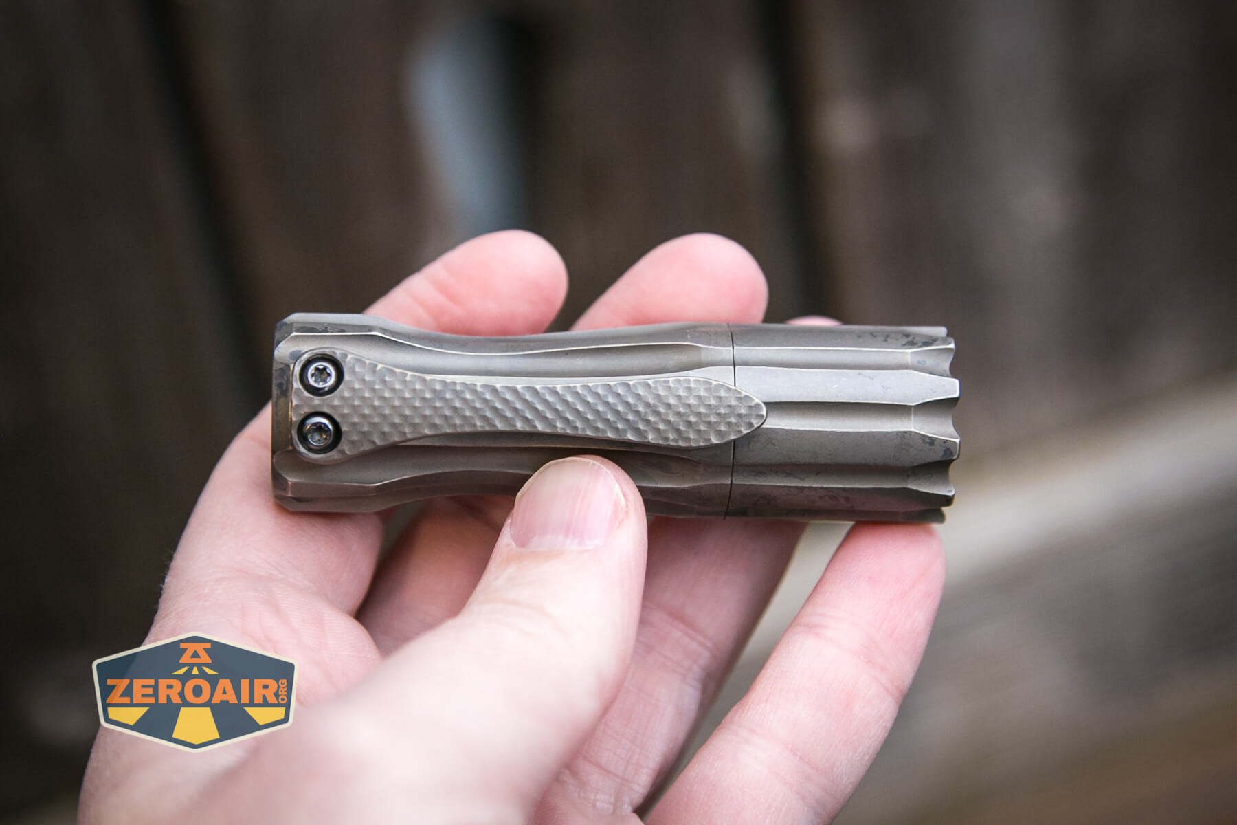 Reaver Arms Citadel Flashlight in hand