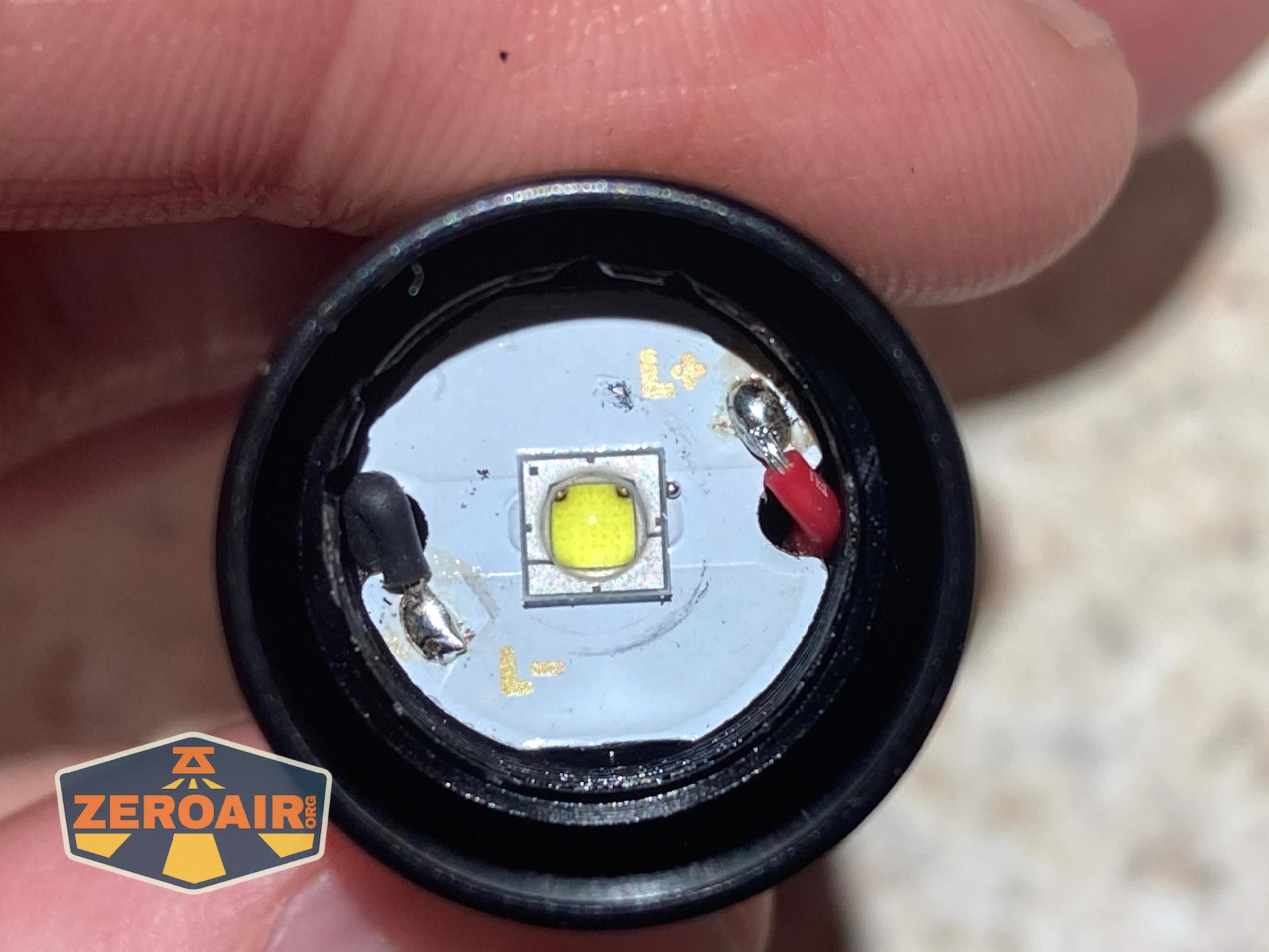 Thrunite Archer Mini flashlight head disassembly