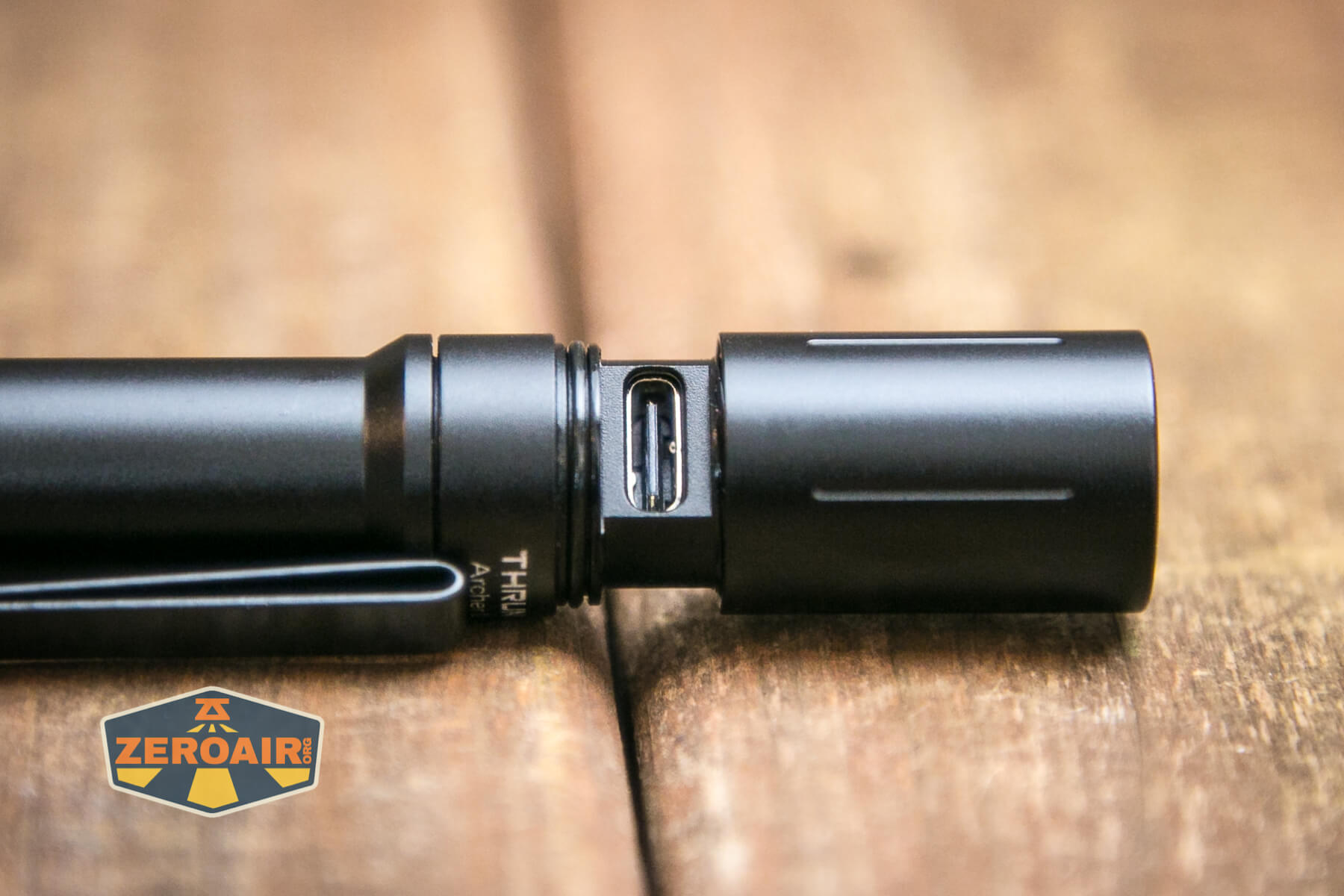 Thrunite Archer Mini flashlight charging port