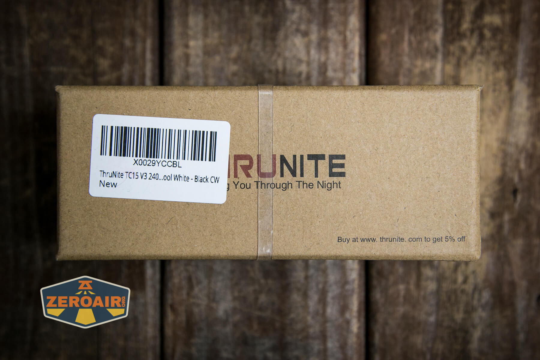 Thrunite TC15 V3 flashlight box