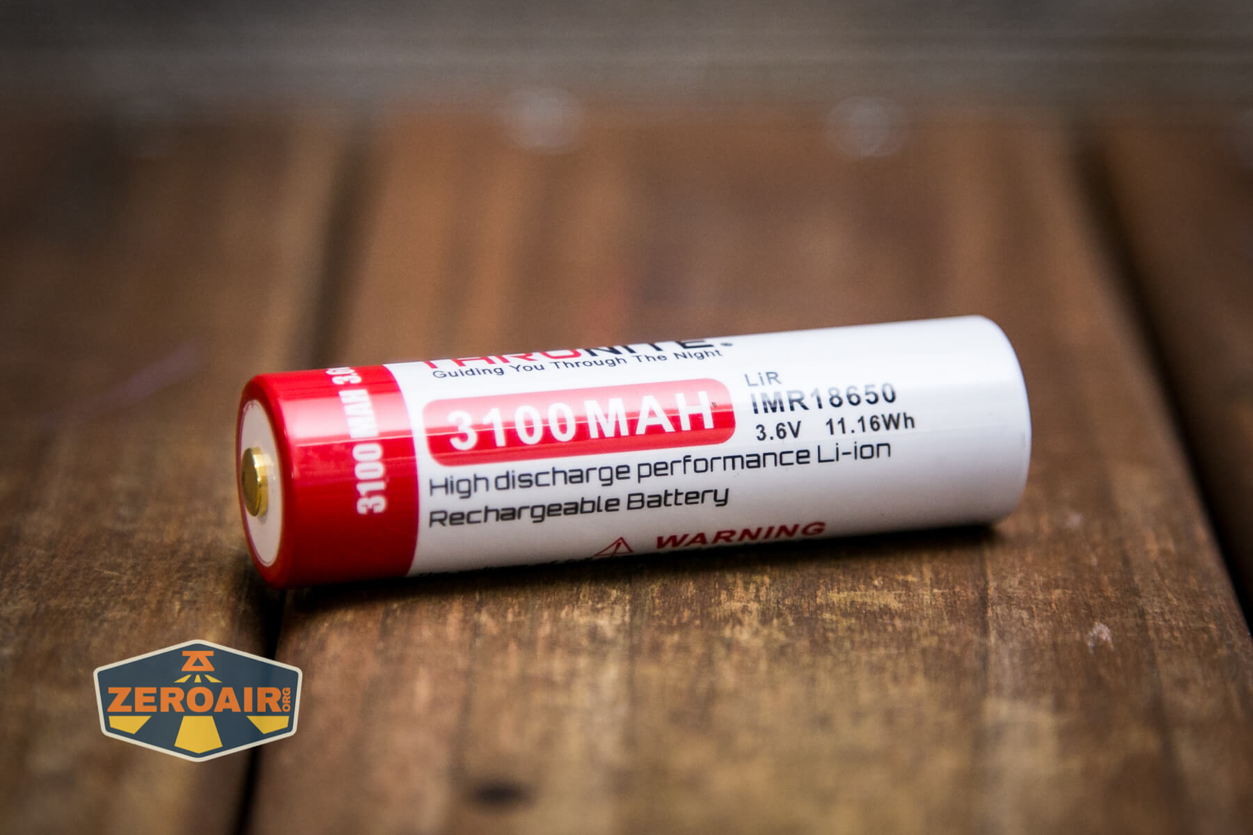 Thrunite TC15 V3 flashlight included 18650 cell