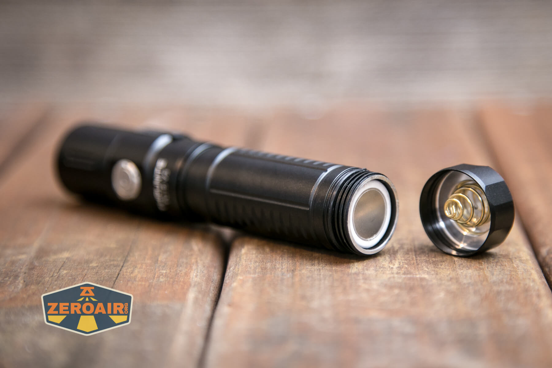 Thrunite TC15 V3 flashlight included 18650 cell installed