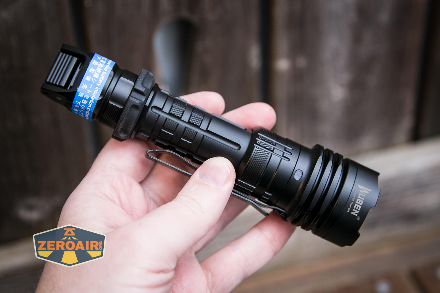 Wuben T1 Tactical flashlight sticker