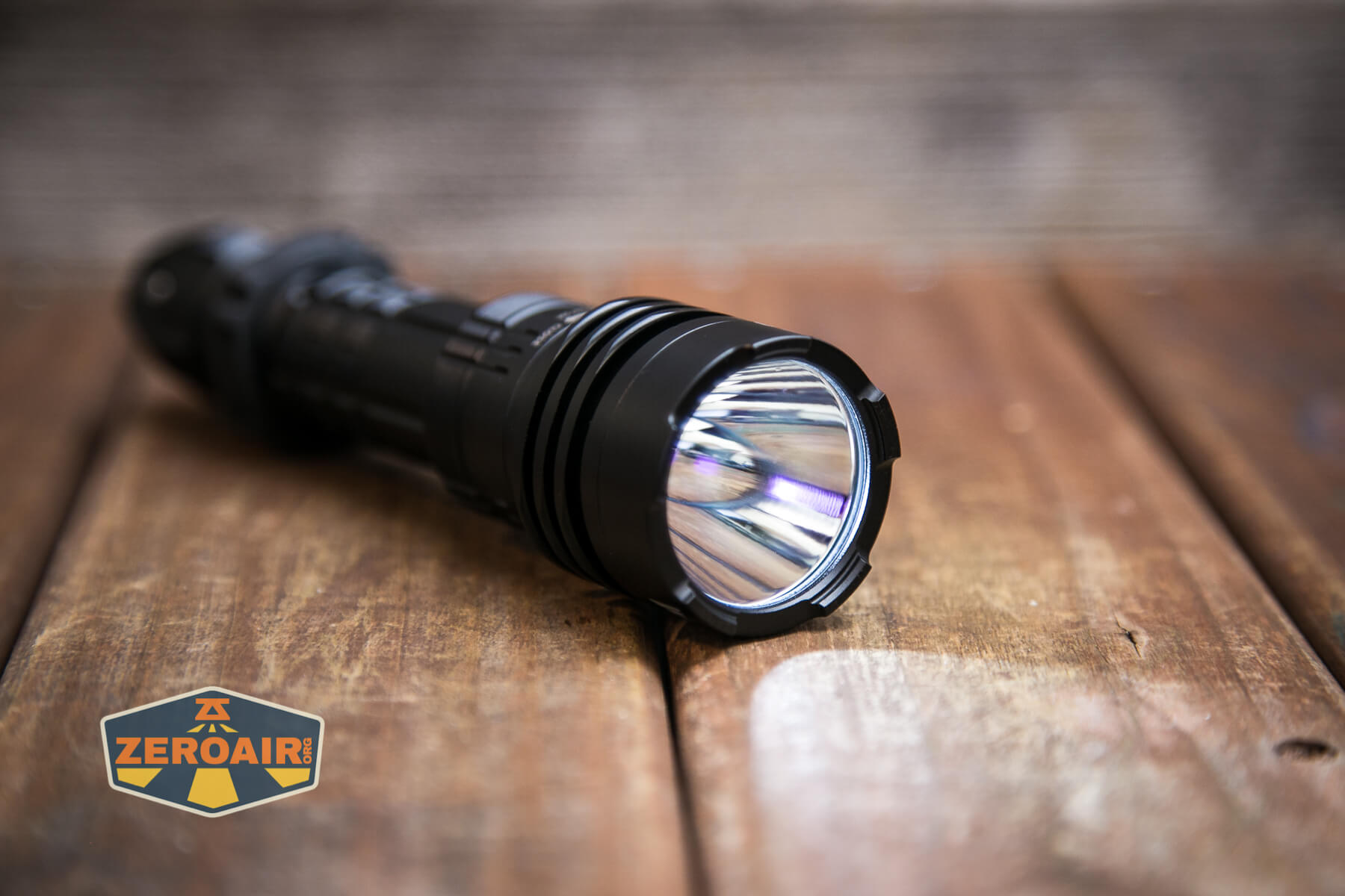 Wuben T1 Tactical flashlight emitter on