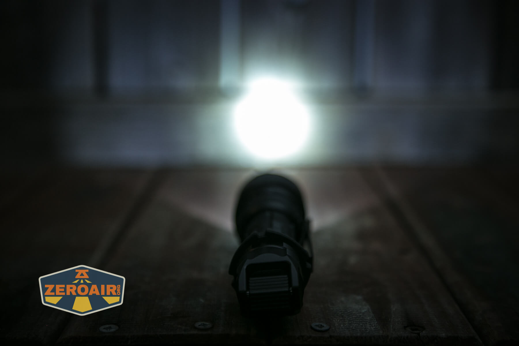 Wuben T1 Tactical flashlight emitter on
