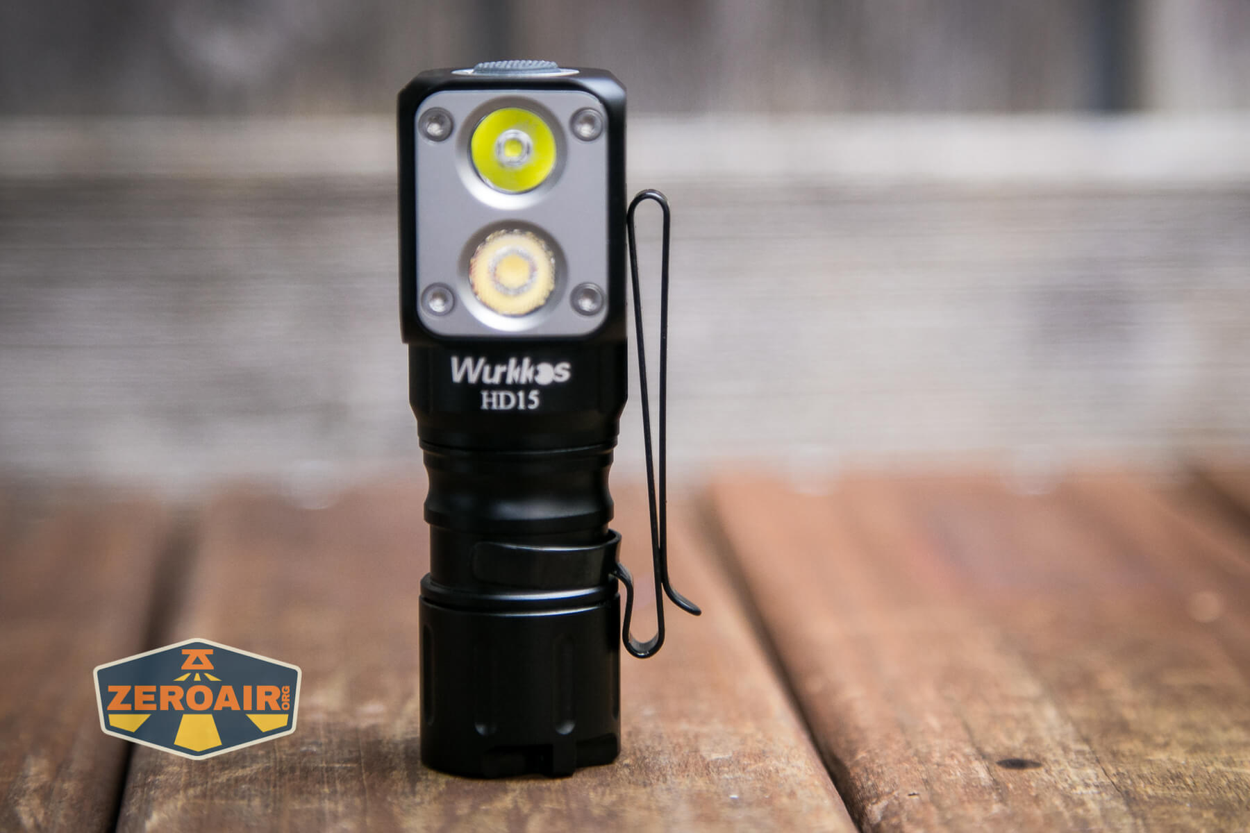 Wurkkos HD15 headlamp pocket clip