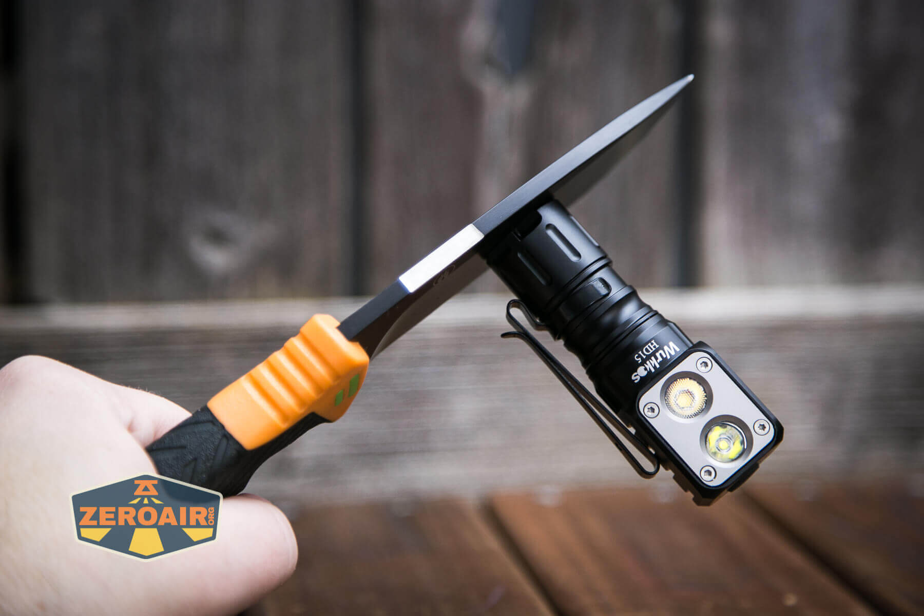Wurkkos HD15 headlamp tailcap magnet