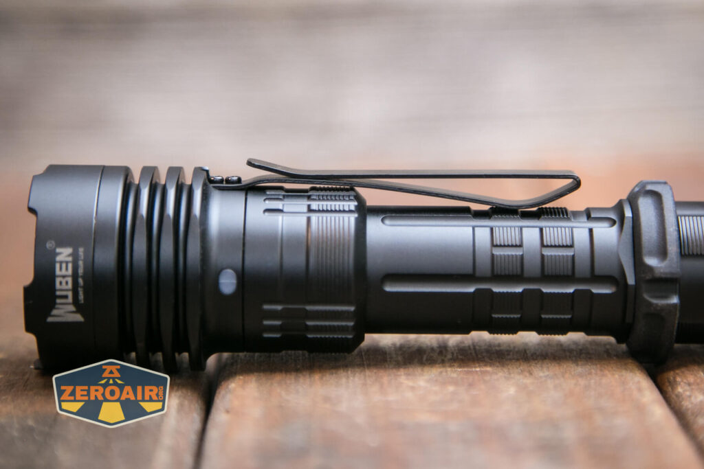 Wuben T1 Tactical flashlight pocket clip