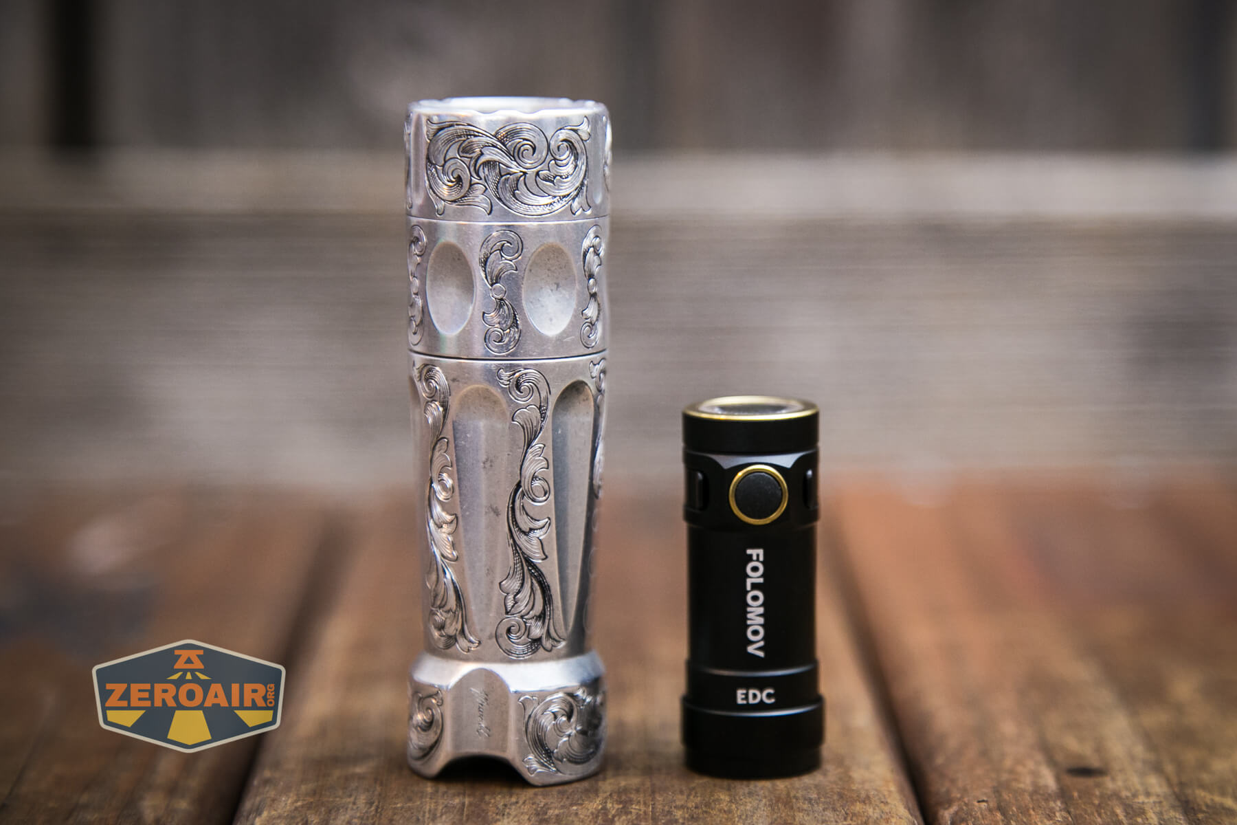 Folomov New C2 EDC Flashlight beside torchlab boss 35