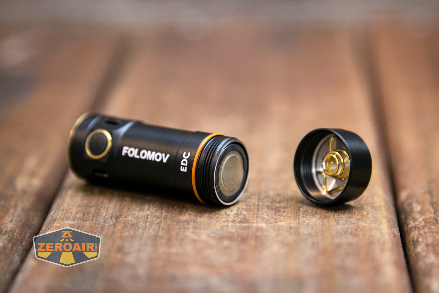 Folomov New C2 EDC Flashlight included 14300 cell installed