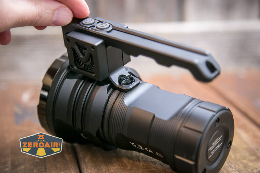 Manker MK38 Satellite flashlight handle connection