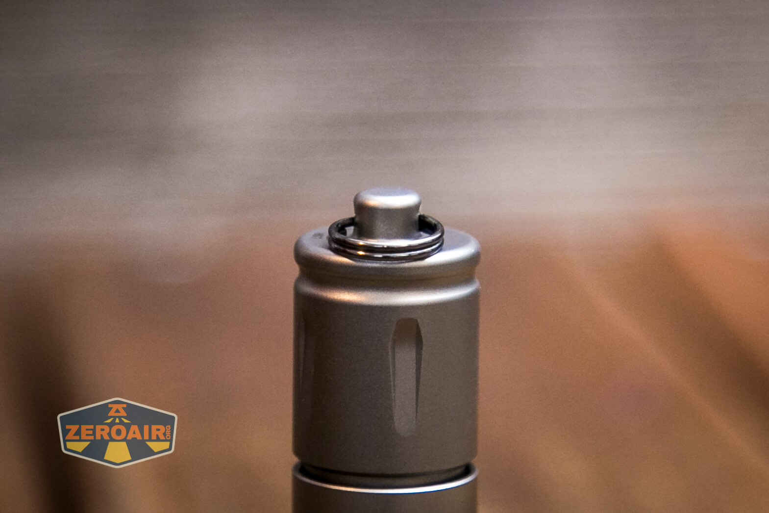 Olight iXV Ti keychain flashlight split ring attachment