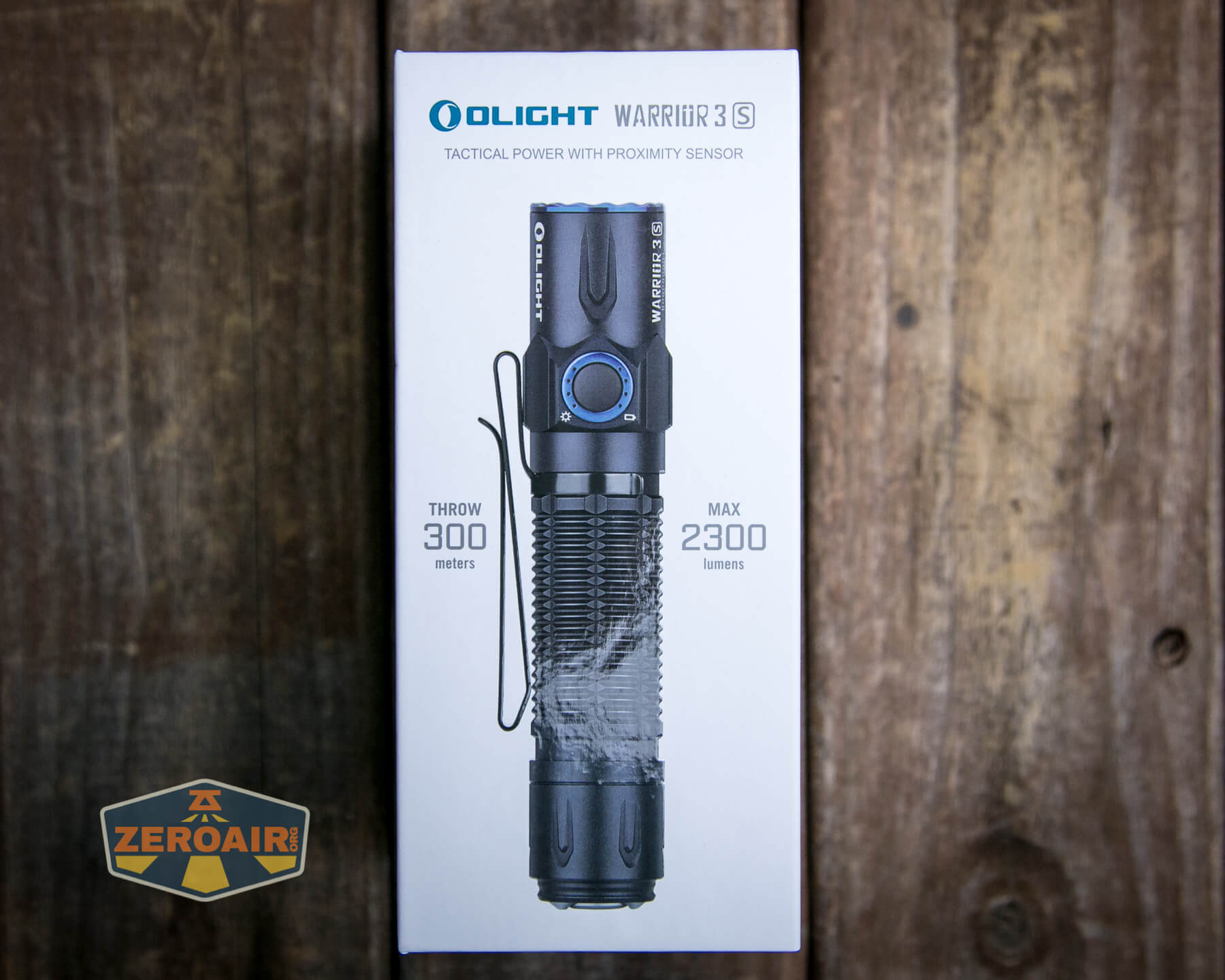 Olight warrior 3S flashlight box