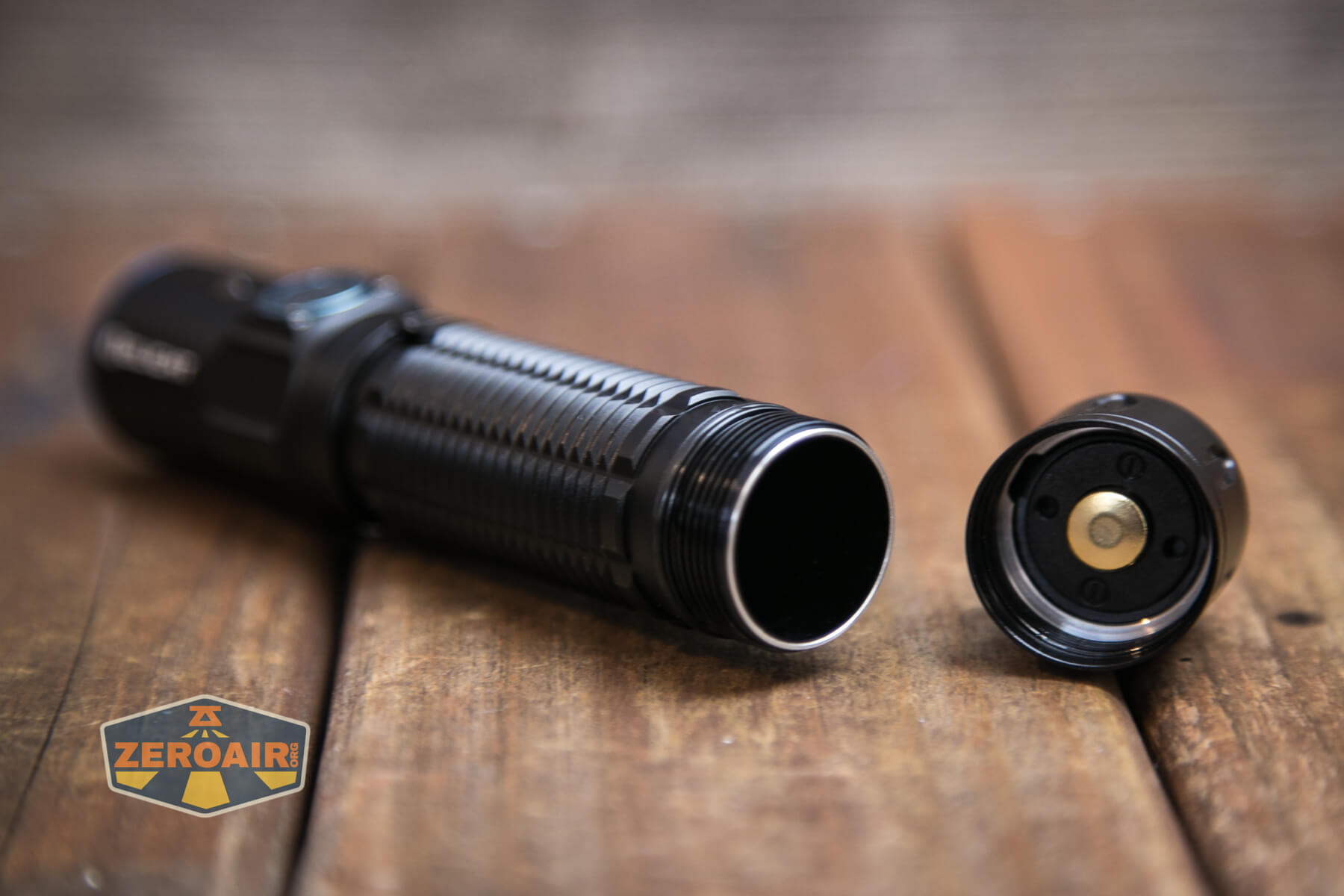 Olight warrior 3S flashlight tailcap contacts