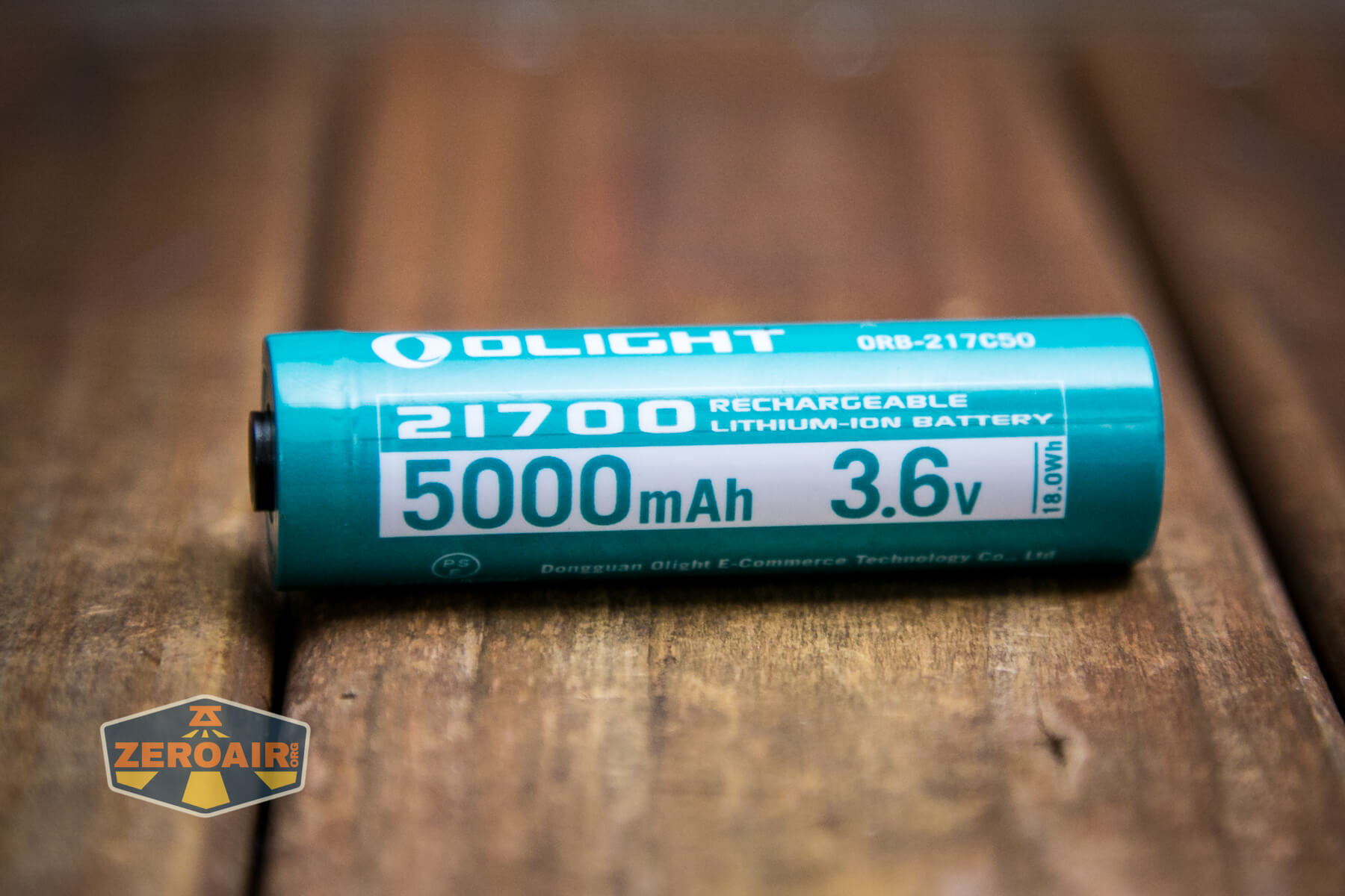 Olight warrior 3S flashlight included 21700 cell