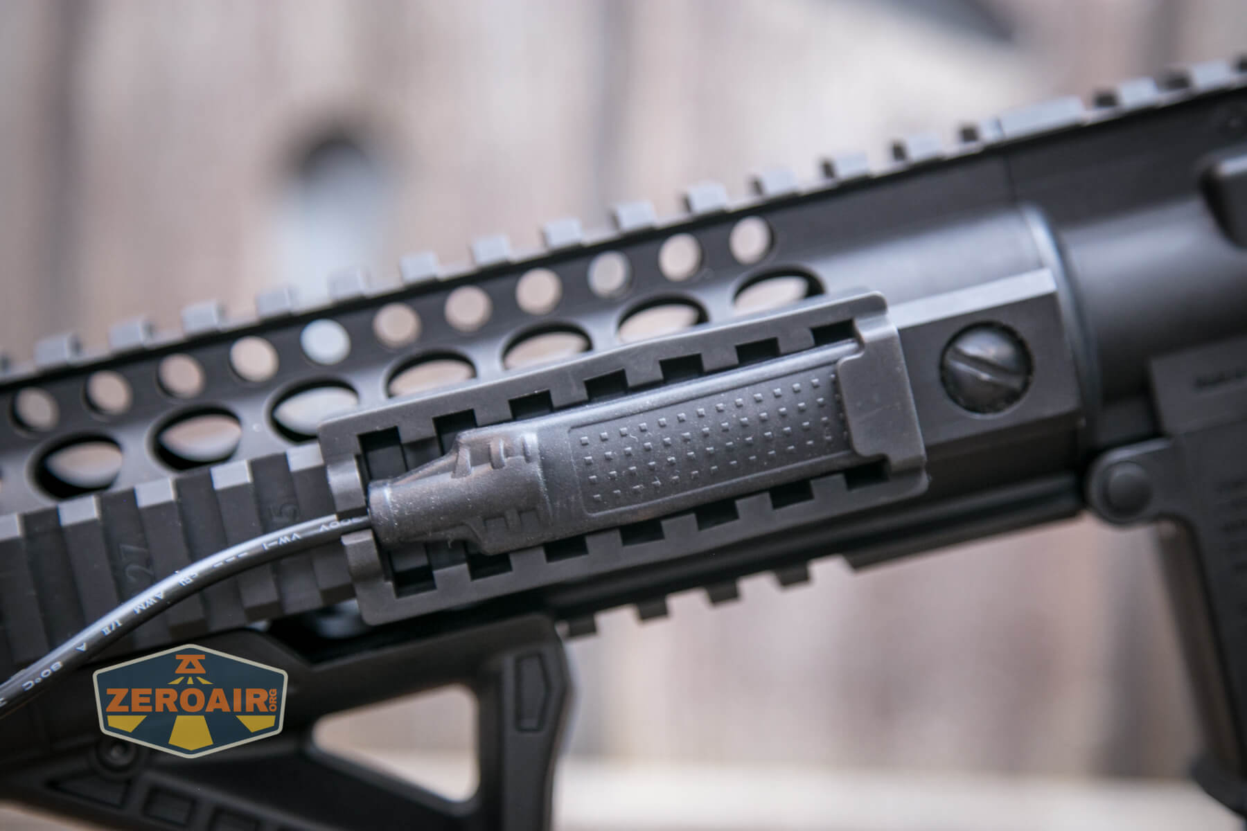 Thrunite TW20 flashlight switch mounted