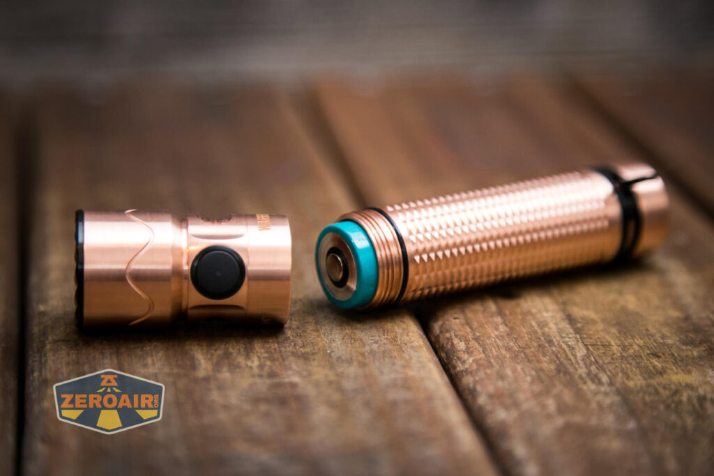 Olight Warrior Mini 2 Cu included 81650 button top installed