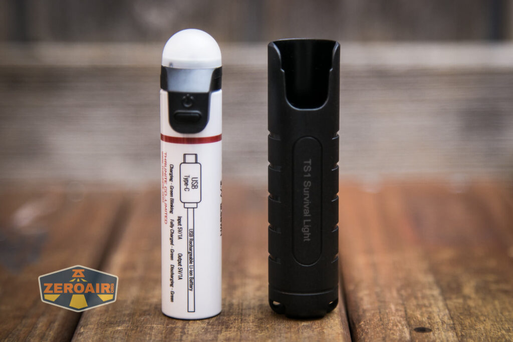 Thrunite TS1 Self-Rescue flashlight plastic sleeve