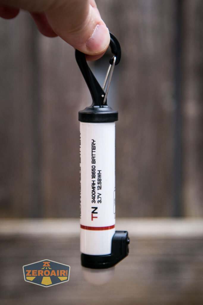 Thrunite TS1 Self-Rescue flashlight magnet hook