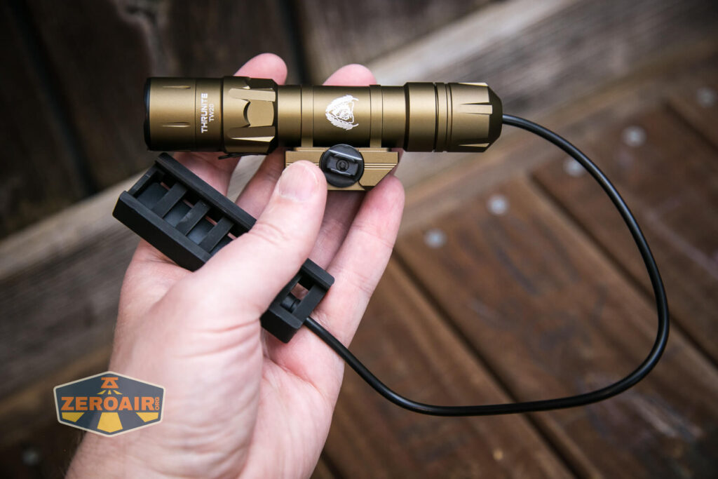 Thrunite TW20 flashlight in hand