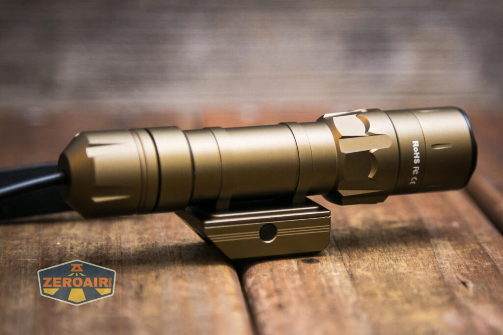 Thrunite TW20 flashlight picatinny mount