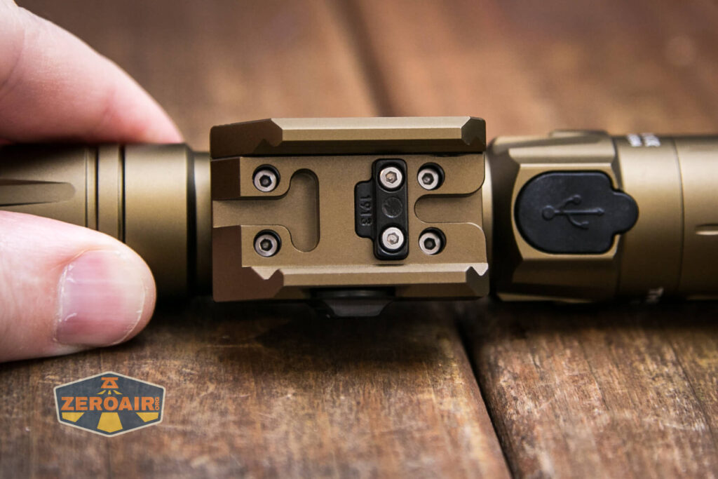 Thrunite TW20 flashlight picatinny mount