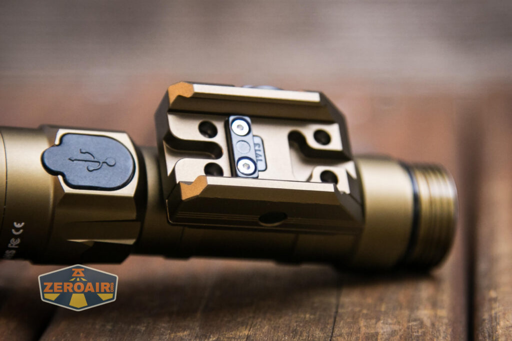 Thrunite TW20 flashlight picatinny mount