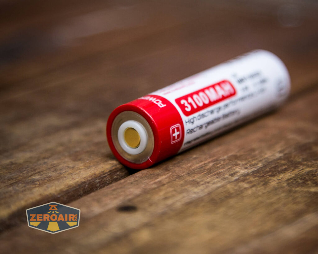 Thrunite TW20 flashlight included 18650 cell