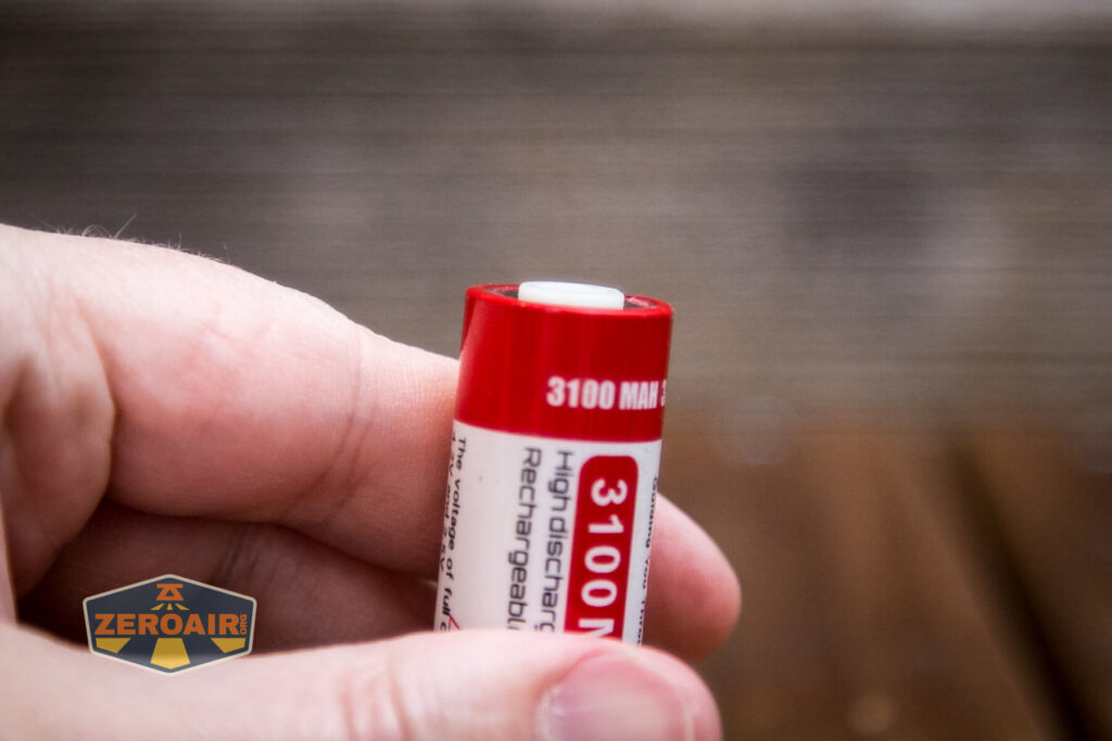 Thrunite TW20 flashlight included 18650 cell