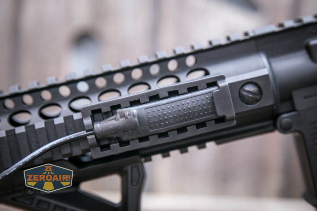 Thrunite TW20 flashlight switch mounted