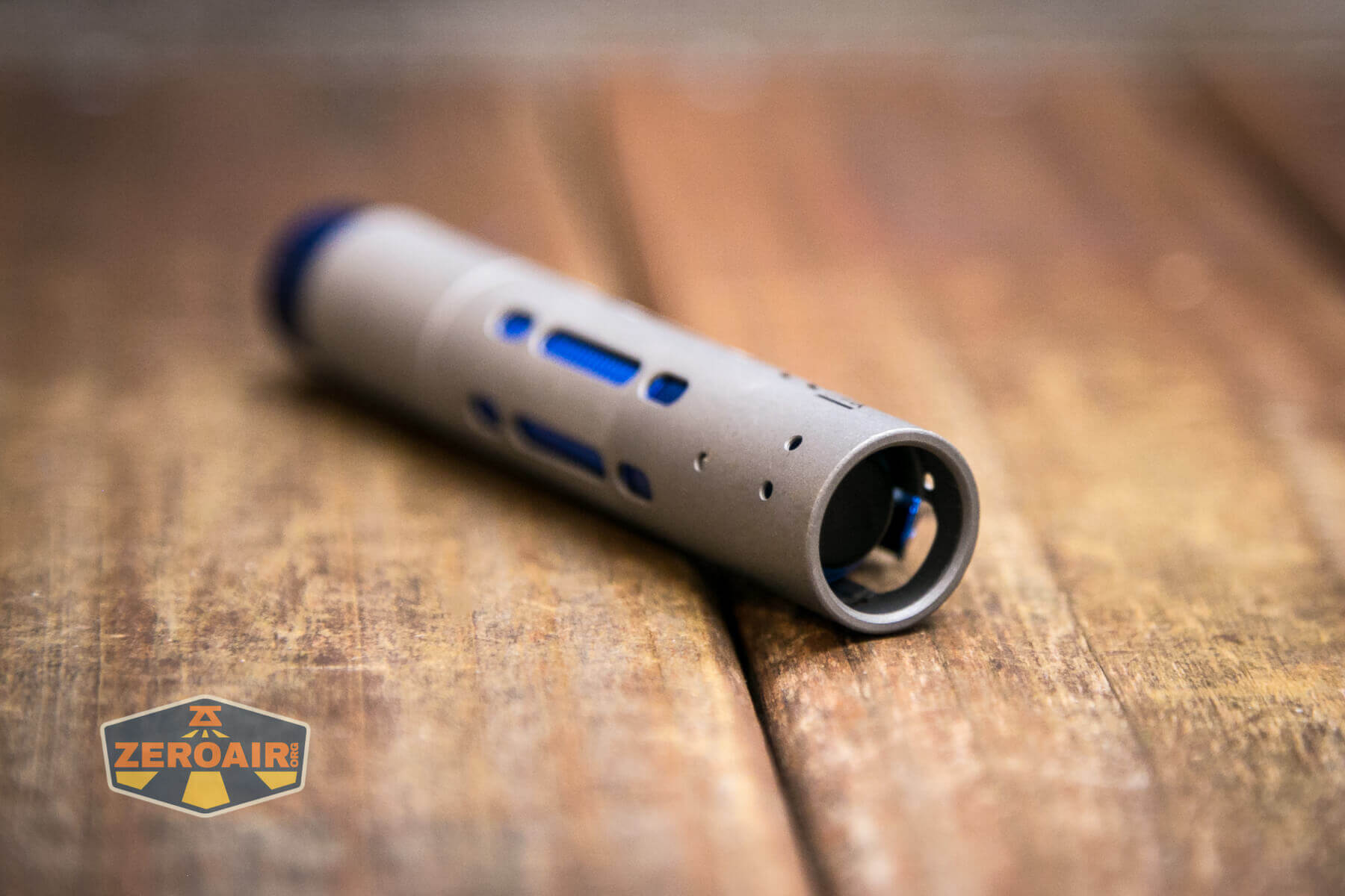 Acebeam Rider RX Titanium flashlight extended position
