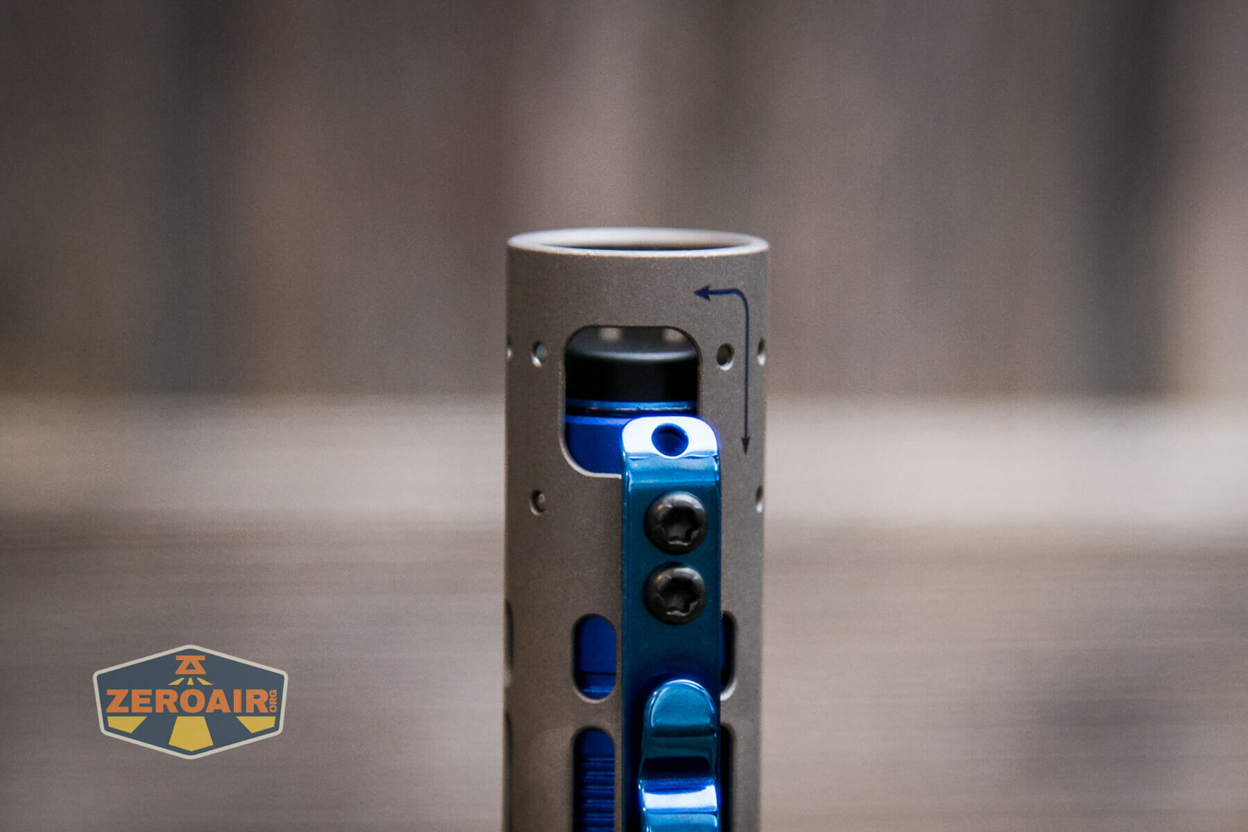 Acebeam Rider RX Titanium flashlight pocket clip