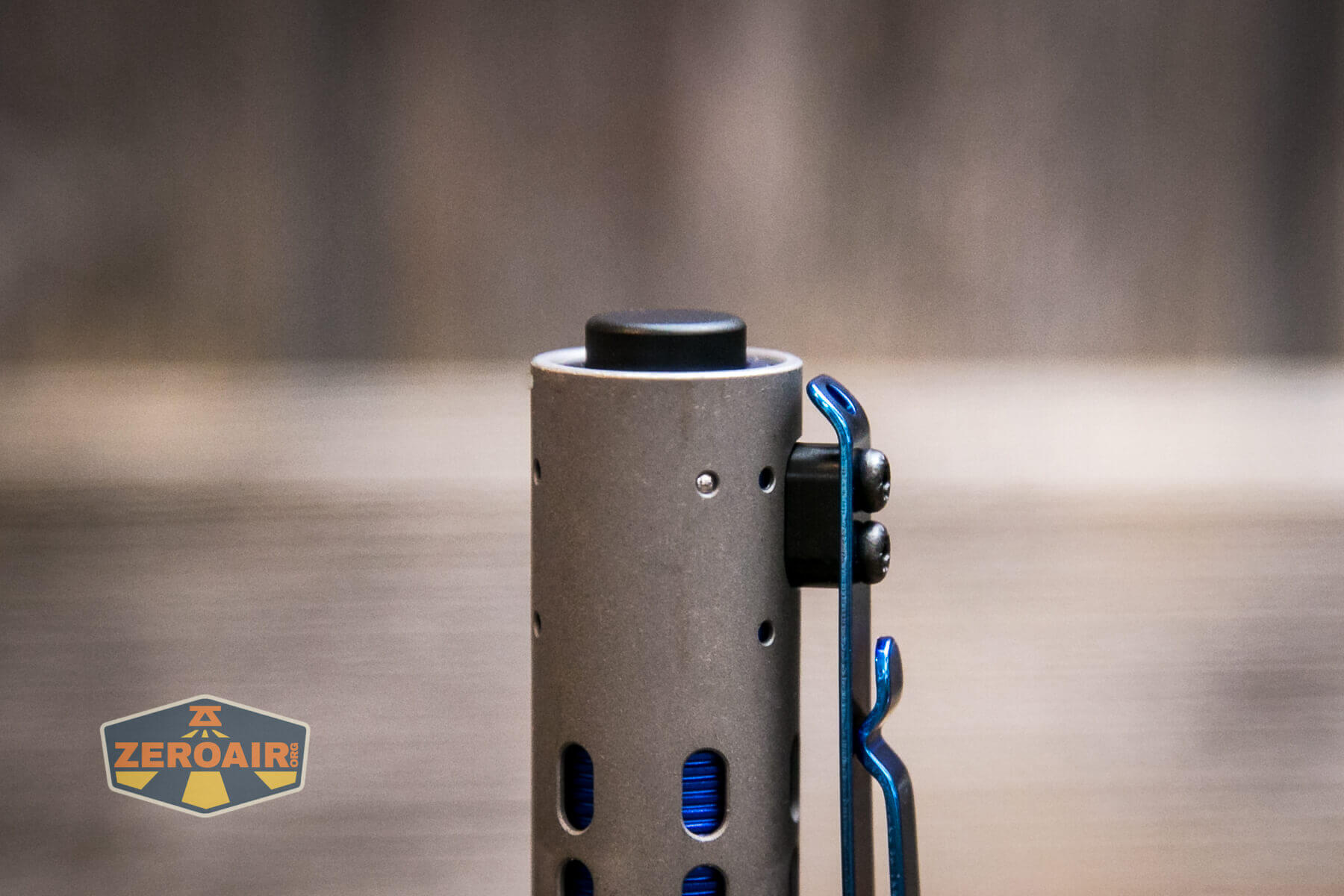Acebeam Rider RX Titanium flashlight switch profile