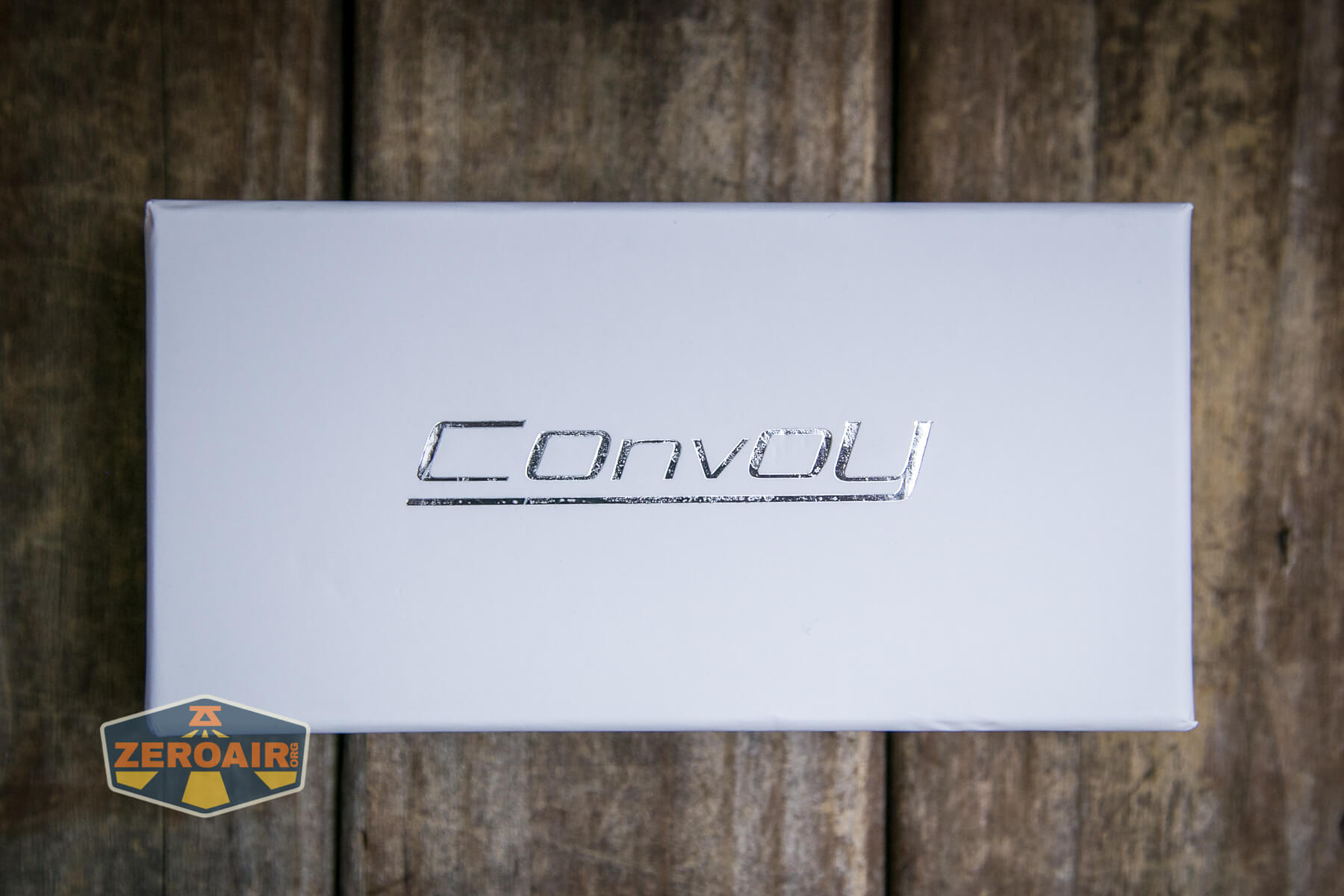 Convoy S2+ Nichia 519a Flashlight box