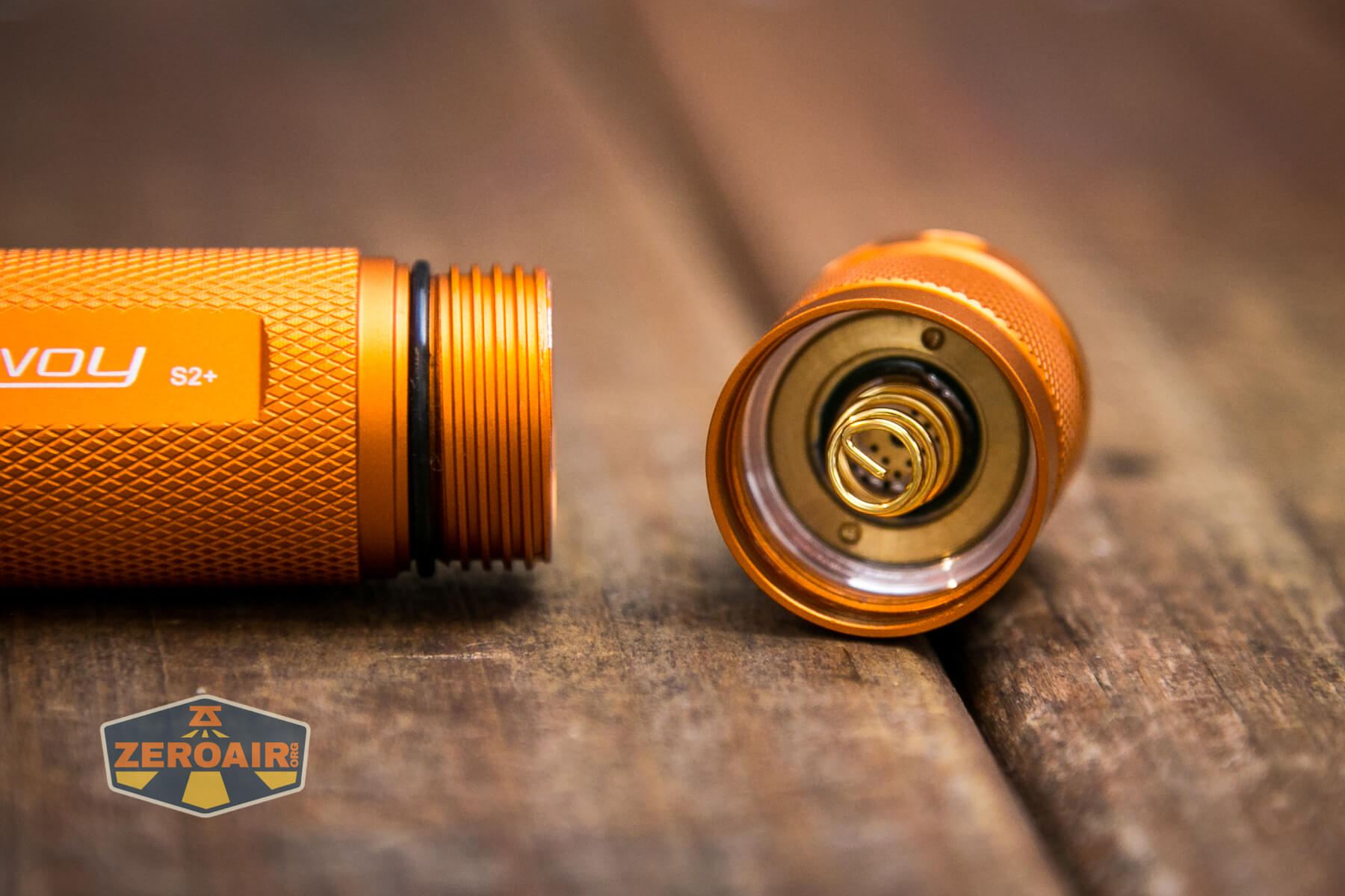 Convoy S2+ Nichia 519a Flashlight tailcap spring